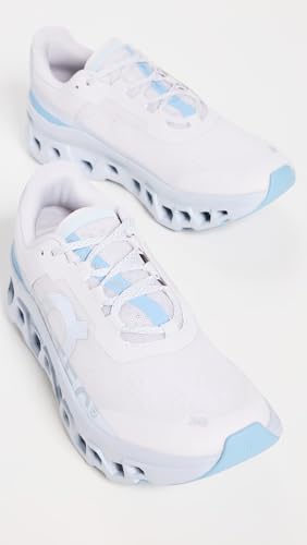 On Women's Cloudmonster 1 Sneakers, Frost/Wash, 8.5 Medium US
