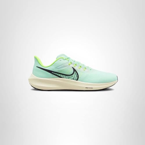Nike Men's Air Zoom Pegasus 39 Sneaker, Barely Green/Cave Purple/Mint Foam/Volt, 7 UK