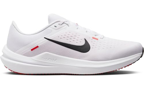 Nike Men's Air Winflo 10Low, White Black Light Crimson, 9.5 US