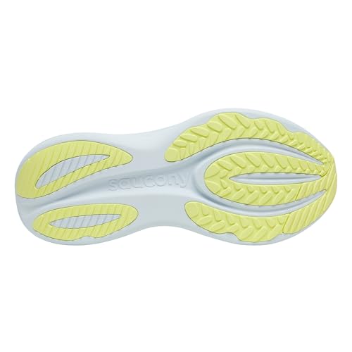 Saucony Women's Triumph 24 Sneaker, Fog/Ice Melt, 8