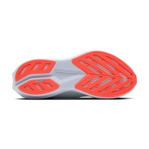 Brooks Women’s Hyperion 3 Neutral Running Shoe - White/Pink Clay/Atomizer - 8.5 Medium