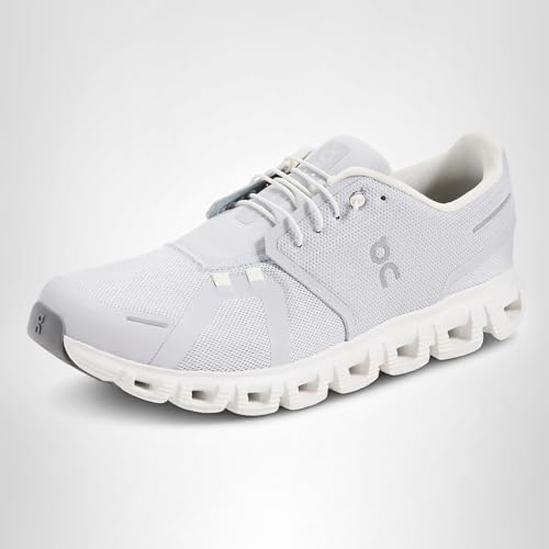 On Men's Cloud 6 Sneakers, Glacier | White, 10 Medium US