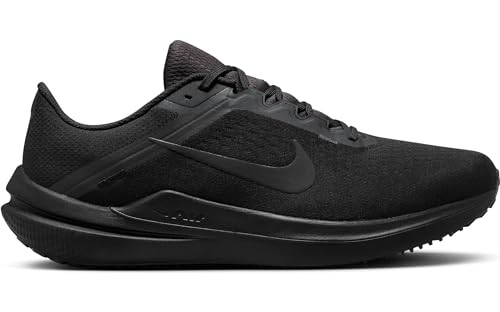 Nike Men's Air Winflo 10 Sneaker, Black Black Black Anthracite, 8 US