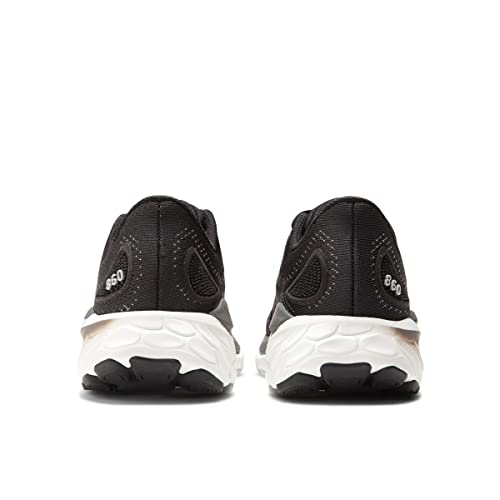 New Balance Women's Fresh Foam X 860 V13, Black/White/Castlerock, 8.5 Narrow