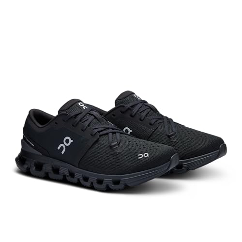 On Womens, Cloud X 4 Black/Eclipse 5 Medium