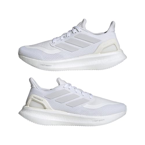 Adidas Women's Pureboost 5, White/White/White, 9.5