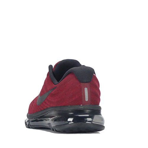 Nike Mens Air Max 2017 Low Top Lace Up Running Sneaker (9, Team Red/Black-Dark Grey)