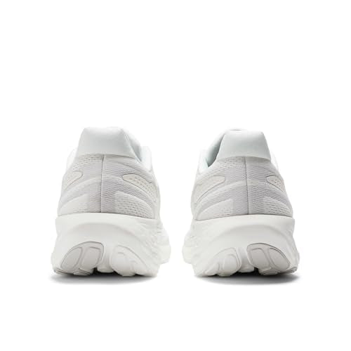 New Balance Men's Fresh Foam X 1080 V13 Running Shoe, White/Light Silver Metallic, 8.5 XW