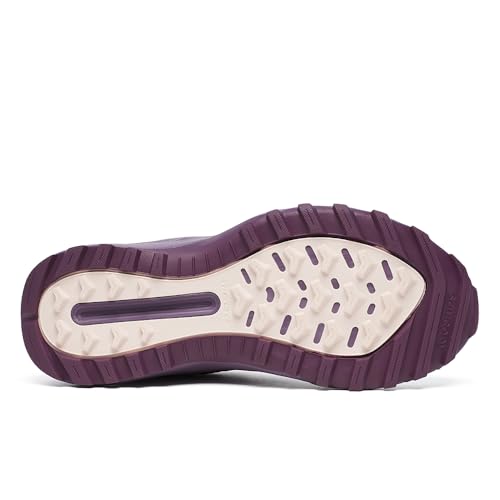 Saucony Women's Aura Tr Hiking Shoe, Plum/Pearl, 7.5