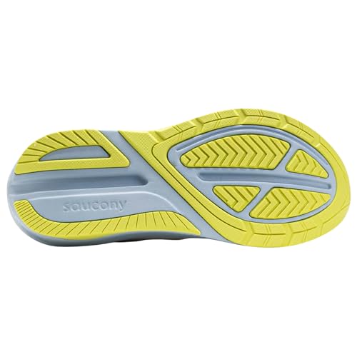 Saucony Women's Echelon 10 Sneaker, White/Ballad, 9.5 Wide