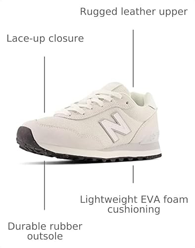 New Balance Women's 515 V3 Sneaker, Reflection/White/Aluminum Grey, 8.5