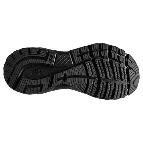 Brooks Adrenaline Gts Women's 22 Lighter Cushion Body Supprt Trainers, Black Black Ebony, 6.5 US