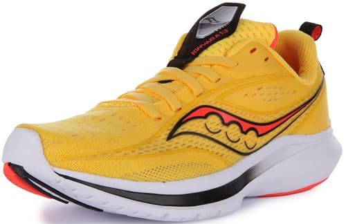 Saucony Men's Kinvara 13 Running Shoe, VIZIGLD/VIZIRED, 14