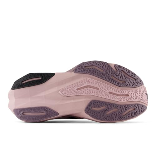 New Balance Women's FuelCell Rebel V4 Running Shoe, Twilight Haze/Dark Ice Wine/Black, 9.5 M