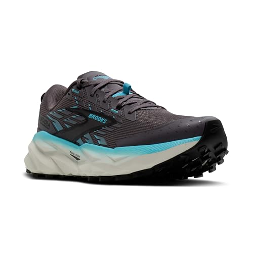 Brooks Women's Cascadia 19 Trainers, Rabbit Black Bluefish, 8.5 US