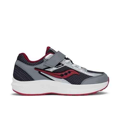 Saucony Kids MT Cohesion KDZ A C Grey/Charcoal Width W 040
