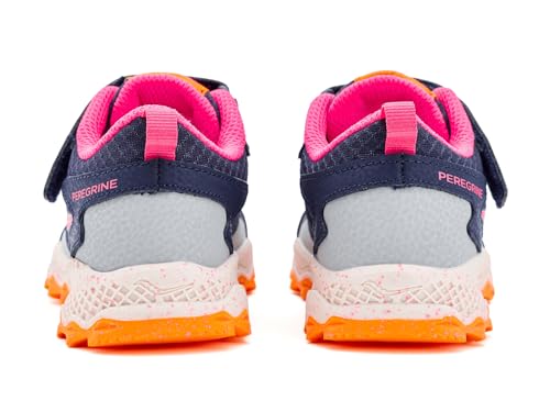 Saucony Peregrine Shield KDZ A/C Sneakers (Little Big Kid), Navy/Pink, 1 US Unisex