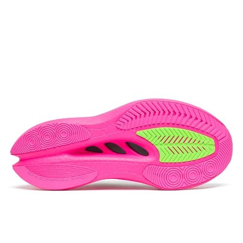 Saucony Women's Endorphin Pro 5 Sneaker, Black/Shock, 8