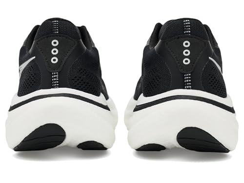 Saucony Men's Ride 19 Sneaker, Black/Silver, 9.5