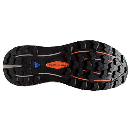 Brooks Men’s Cascadia 16 GTX Waterproof Trail Running Shoe - Black/Ebony/Cinnabar - 8 Medium