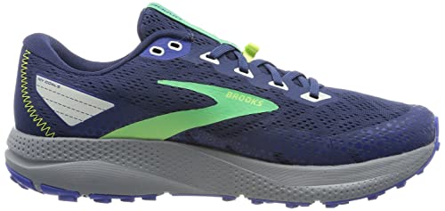Brooks Men’s Divide 3 Trail Running Shoe - Blue/Green/Grey - 9.5 Medium