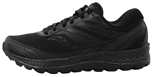 Saucony Women's Cohesion 13 Running Shoe, Black | Black, 7.5 M US