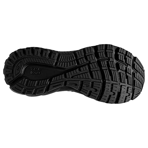 Brooks Women's Adrenaline GTS 21 Supportive Running Shoe - Black/Black/Ebony - 10.5 Medium