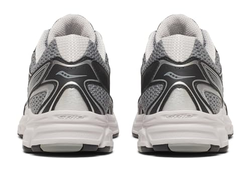 Saucony Unisex Ride Millennium Sneaker, Grey/Black, 12