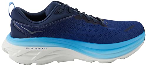 Hoka Men's Bondi 8 Outer Space/All Aboard 11 Medium