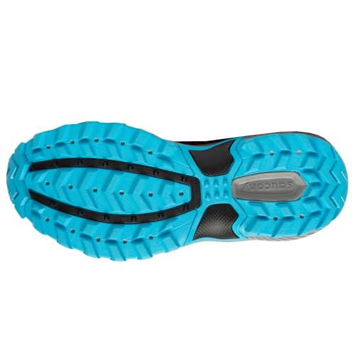 Saucony Women's Excursion TR15 Trail Running Shoe, Black/raz/Lime, 7.5