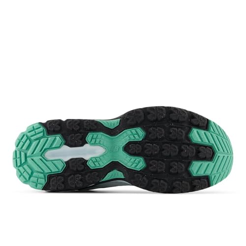 Women's New Balance Fresh Foam 410v9 Trail Shoes in Raincloud/Medusa Green alternate view 5