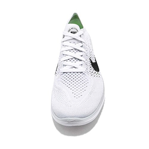 Nike Womens WMNS Free Rn Flyknit 2018 942839 100 - Size 7.5W White/Black