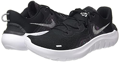 Nike Men's Flex 2021 Running Shoe (10, Black/Dark Smoke Grey/White, Numeric_10)