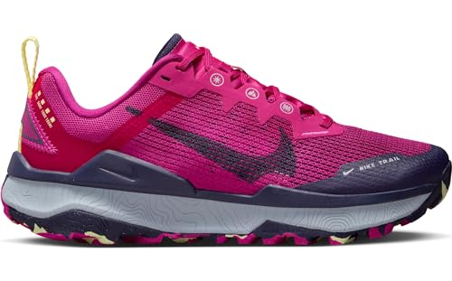 NIKE Women's WMNS React Wildhorse 8Low, Fireberry Purple Ink Fierce Pink, 5.5 US - alternate view 8