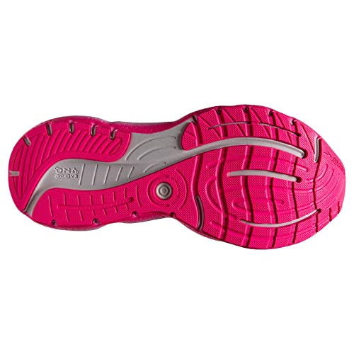 Brooks Women’s Glycerin StealthFit 20 Neutral Running Shoe - Grey/Yellow/Pink - 11 Medium