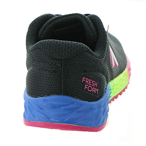 New Balance Kid's Fresh Foam Arishi V2 Bungee Running Shoe, Black/Carnival, 3 Infant