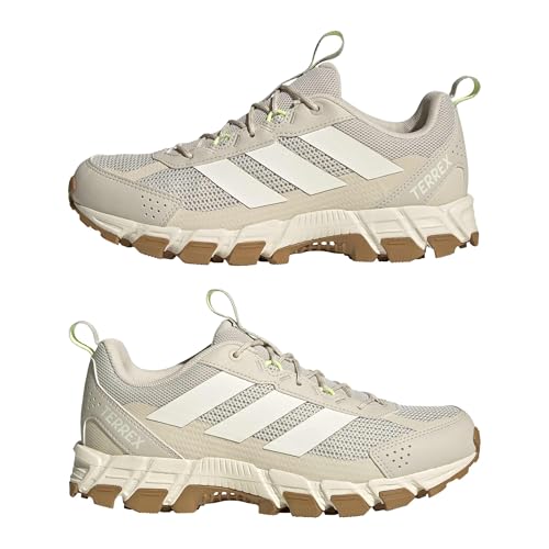 adidas Women's Terrex Rockadia Trail Running, AluminaOffWhiteWonderWhite, 8