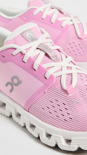 On Women's Cloud X 4 Sneakers, Petal/Sand, 8.5 Medium US