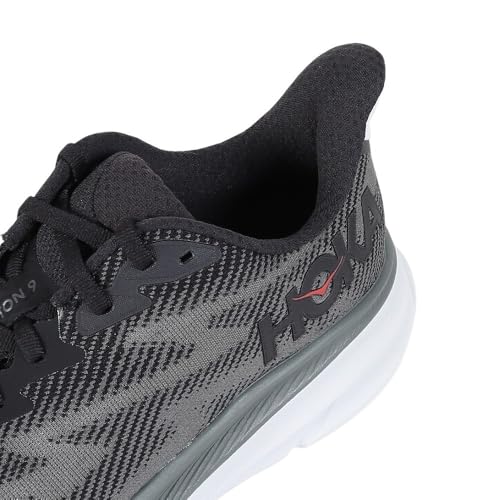 Hoka Men's Clifton 9 Black/Outer Orbit 8 Medium