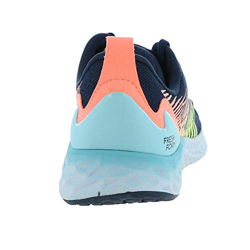 New Balance Women's Fresh Foam Tempo V1 Running Shoe, Natural Indigo/Ginger Pink/Lemon Slush, 8 M US