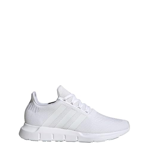adidas Womens Swift Run White/White/Gold Metallic 5
