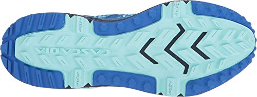 Brooks Women's Cascadia 12, Blue/Mint, 6.5 B