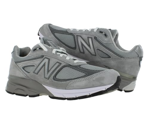New Balance Men's 990v4 Grey Athletic Shoes, Size 10.5