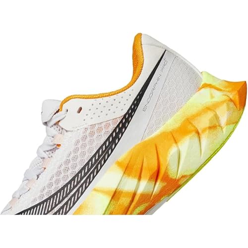 Saucony Men's Endorphin Pro 4 Sneaker, Fog/Peel, 12