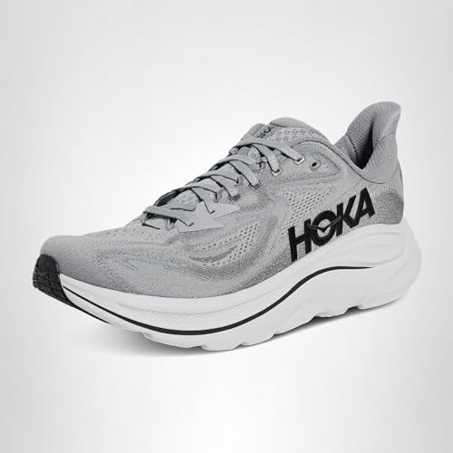 Hoka Men's Clifton 10 Galactic Grey/Asteroid 14 Wide