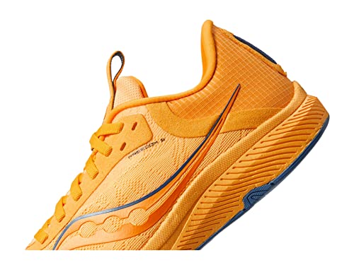 Saucony womens Freedom 5 Running Shoe, Gold/Basin, 8.5 US