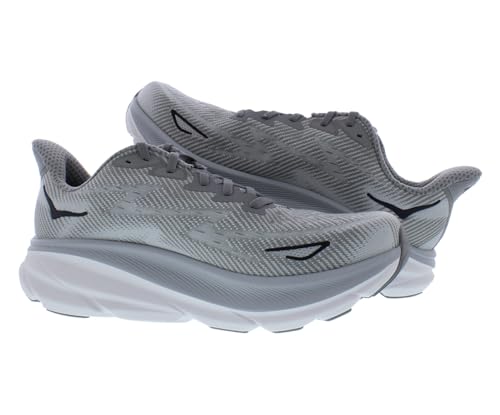 Hoka Men's Clifton 9 Harbor Mist/Black 10 Wide