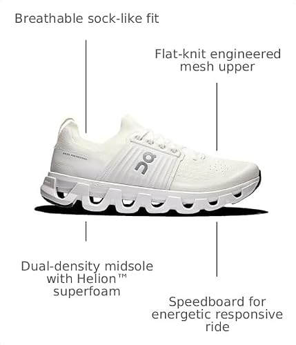 On Mens, Cloudswift 4 White/White 12.5 Medium