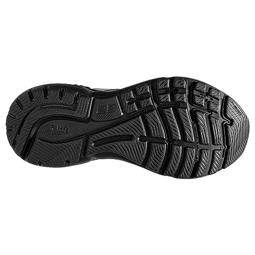 Brooks Men’s Adrenaline GTS 23 Supportive Running Shoe - Black/Black/Ebony - 9.5 Medium