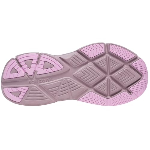 Saucony Women's Guide 18 Sneaker, Moon/Quail, 8